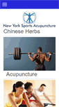 Mobile Screenshot of newyorksportsacupuncture.com
